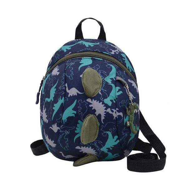 Dinosaur backpack with leash